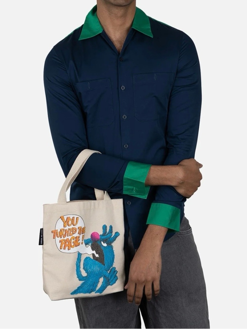 Monster at the End of the Book Canvas Tote - NEW - Grover - Picture 3 of 3